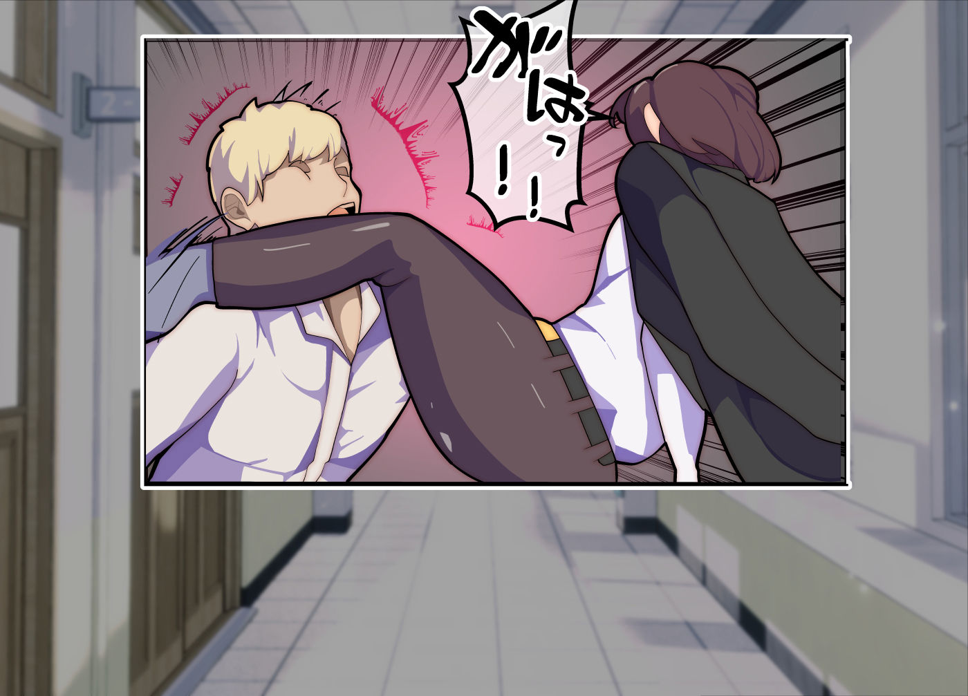 牙を剥く - メスおちぶ！〜全てが逆！？女子校生に逆ネトラレ！【露出編】 (1)