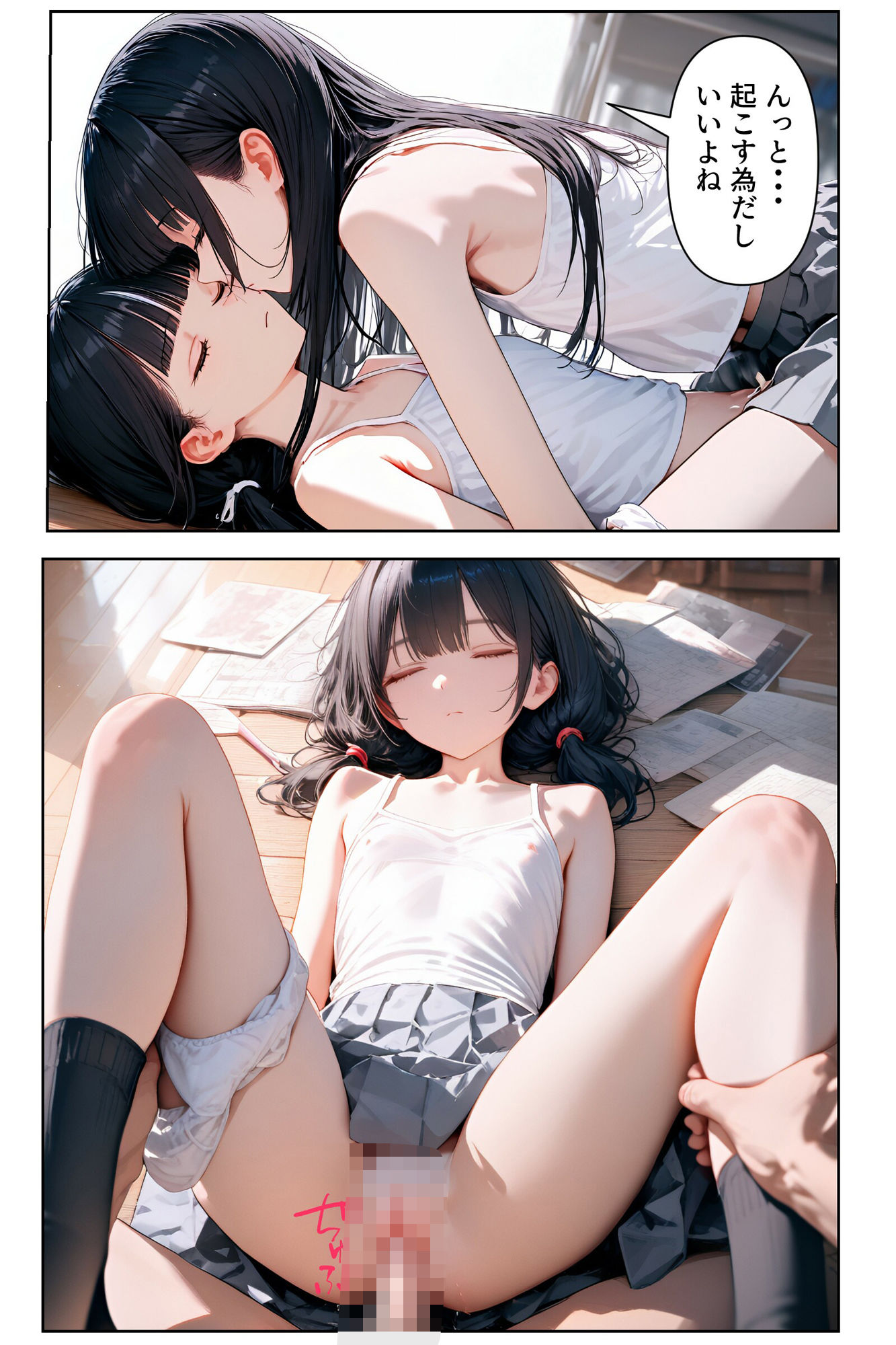 電脳戯画 - 女装男子のJKハーレム生活6 (6)