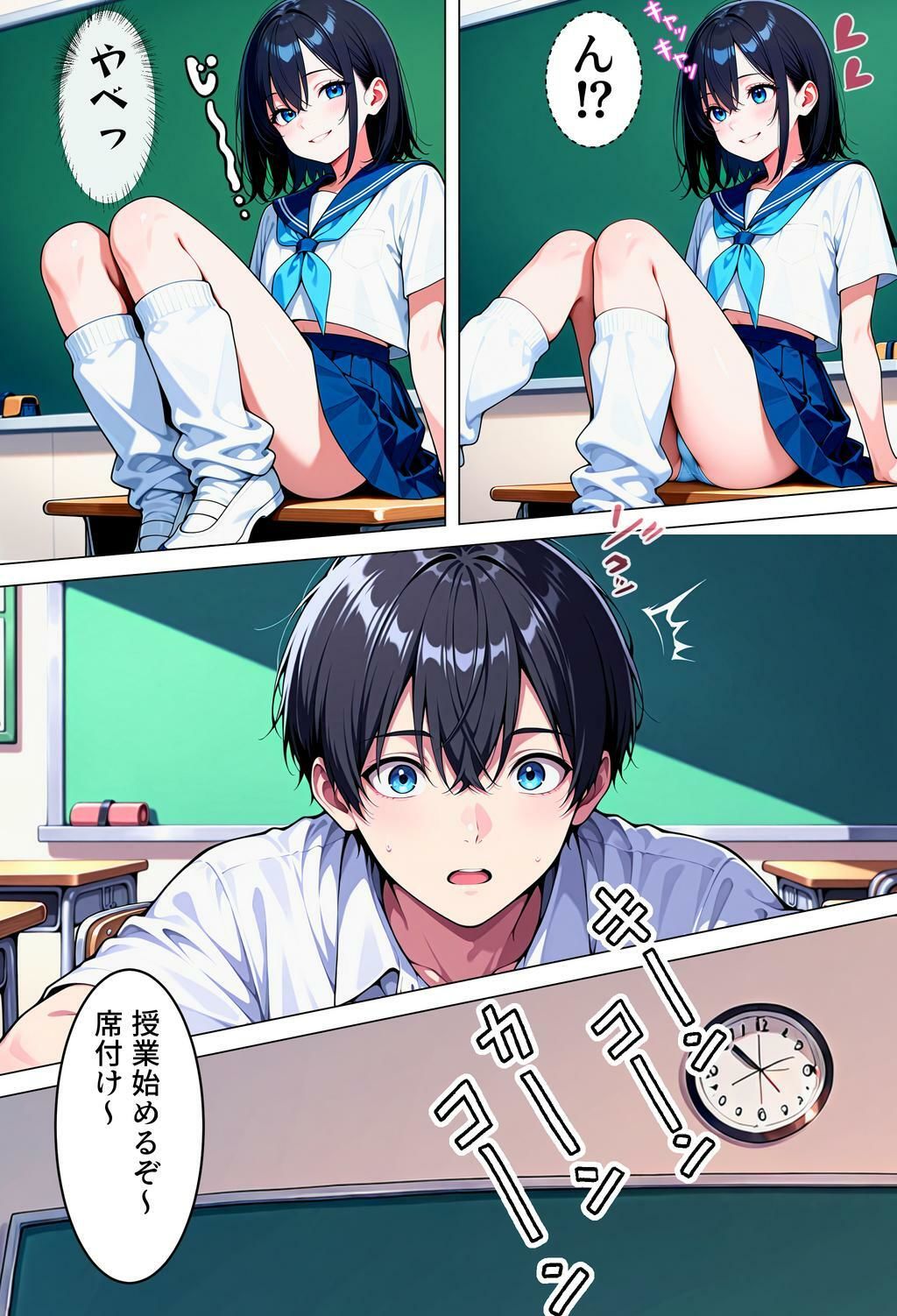 男の娘専門 るぅでぃ屋 - 転校先の女の子が男の娘で、ち♂ち♂でお仕置きされた話 (2)