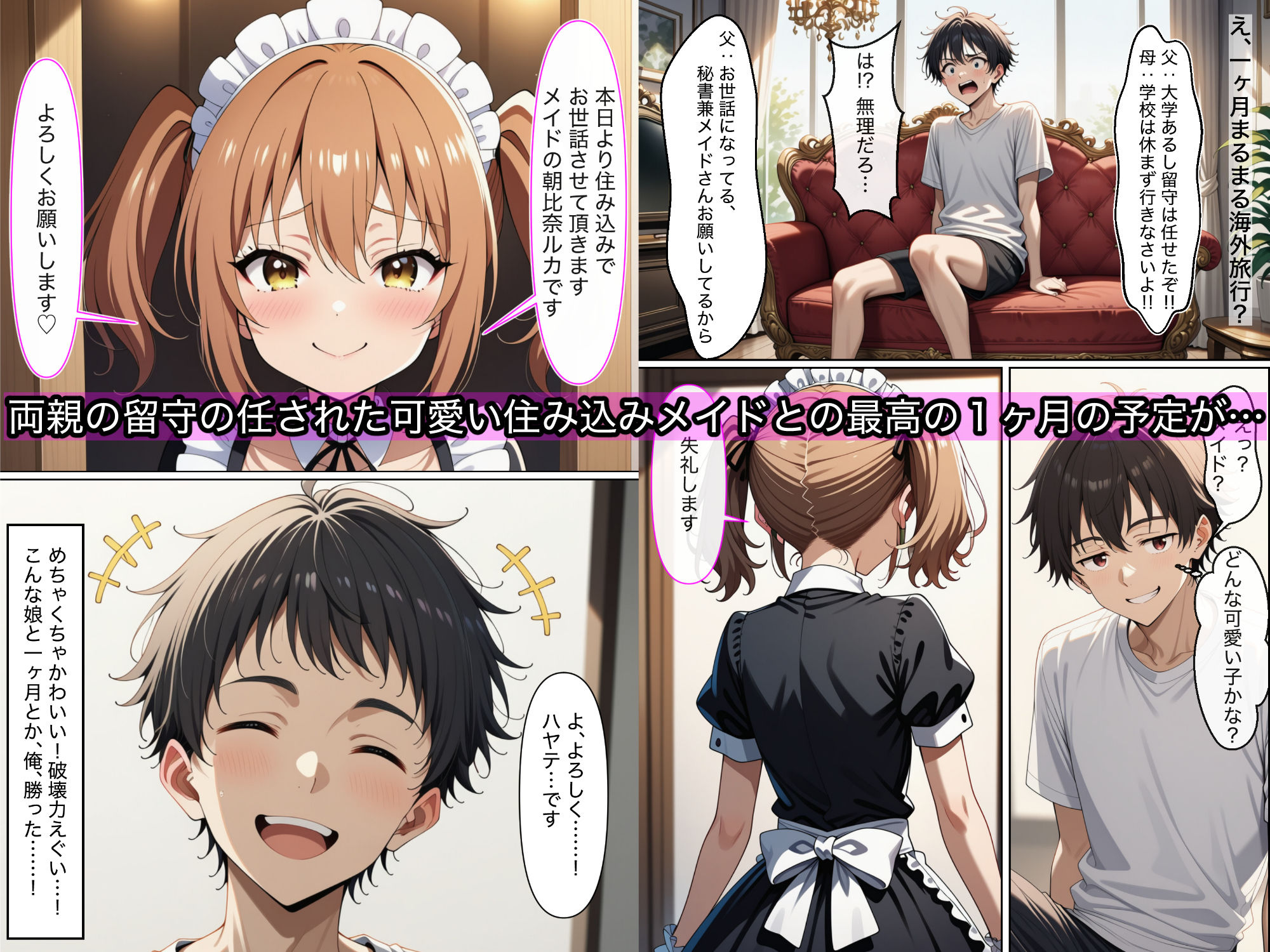 男の娘通信コミック - 小悪魔メイドは男の娘 (1)